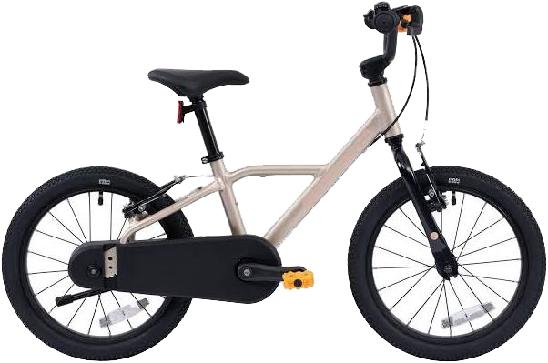 Child's bike with 14 to 16 inch wheels