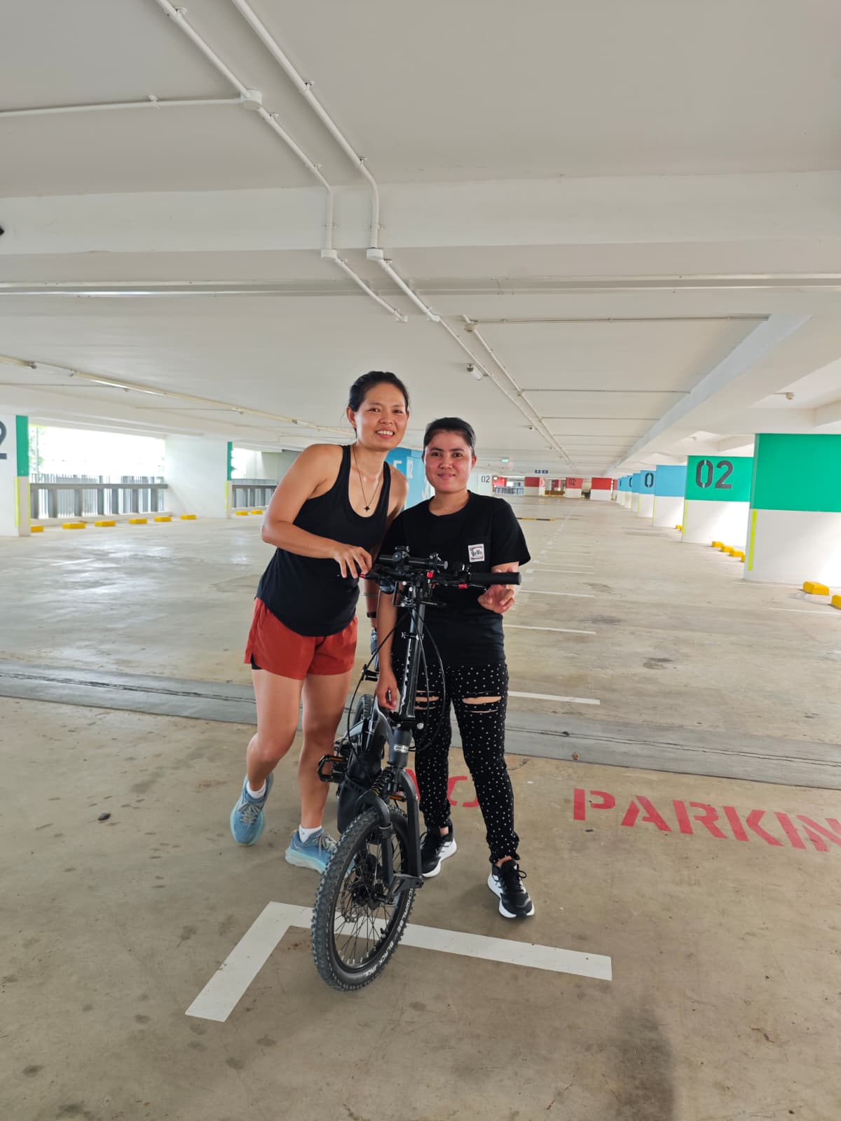 An adult rider who succeeded in becoming a cyclist after just one OhmRide lesson
